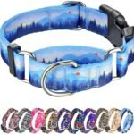Hikiko Martingale Collar for Dogs with Special Pattern,Adjustable,L