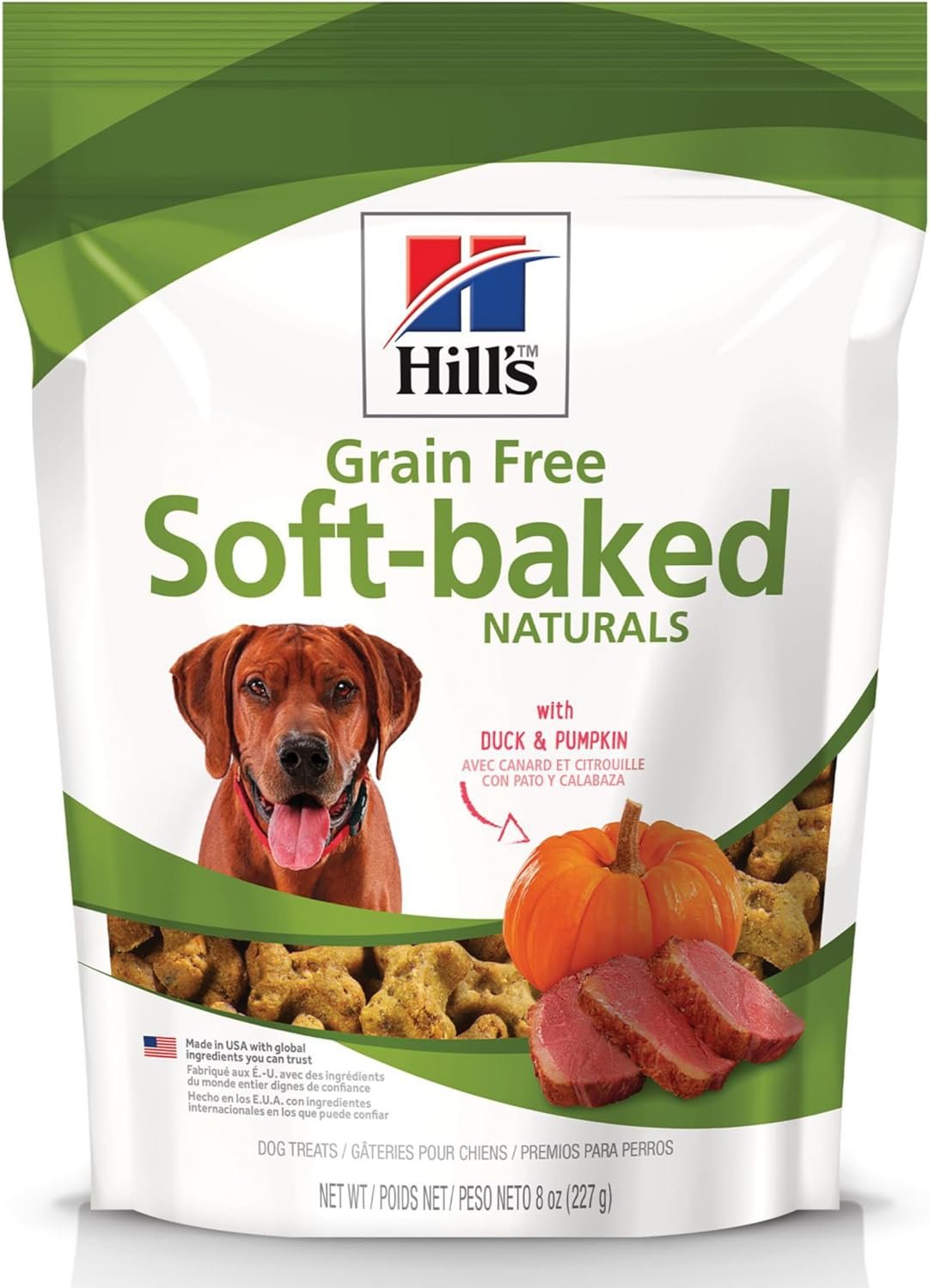 Hill’s Grain Free Soft-Baked Naturals Dog Treats, Duck & Pumpkin Hill’s Grain Free Soft-Baked Naturals Dog Treats, Duck & Pumpkin