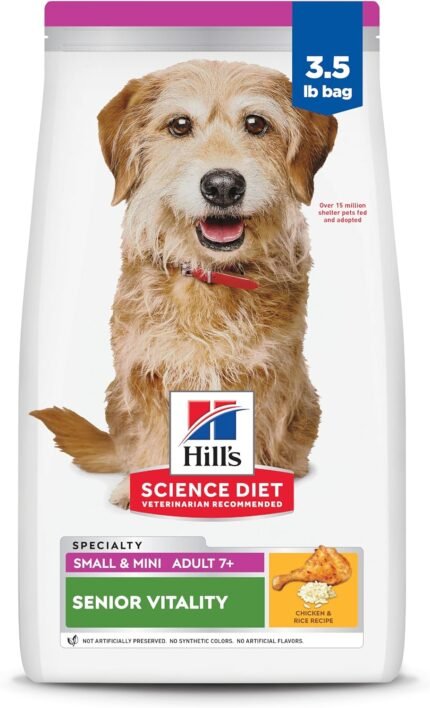 Hill’s Science Diet Adult 7+ Senior Vitality Small & Mini Dry Dog Food