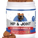Hip & Joint Supplement Chews for Dogs – 200 Lamb Flavored Soft Chews with Glucosamine, MSM, Green Lipped Mussel, Turmeric, Collagen & Cod Liver Oil – Mobility Support for All Breeds & Ages