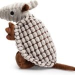 Hollypet Armadillo Squeaky Puppy Dog Toys for Small Medium Dogs, 8″