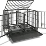 Homey Pet 42 inch Heavy Duty Double Dog Cage with Divider