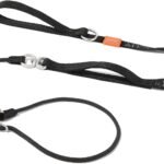HowGo Slip Lead Dog Leash, 360°Swivel Anti-Tangle (Black 5.0FT-Swivel)