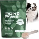 Human-Grade Superfood For Dogs, Premium Greens Powder Supplement For Dental Health, Longevity, Hip & Joint, Gut Health, Allergies, Immune Support, Skin & Coat - 3.5 oz Nutrient Dense Formula