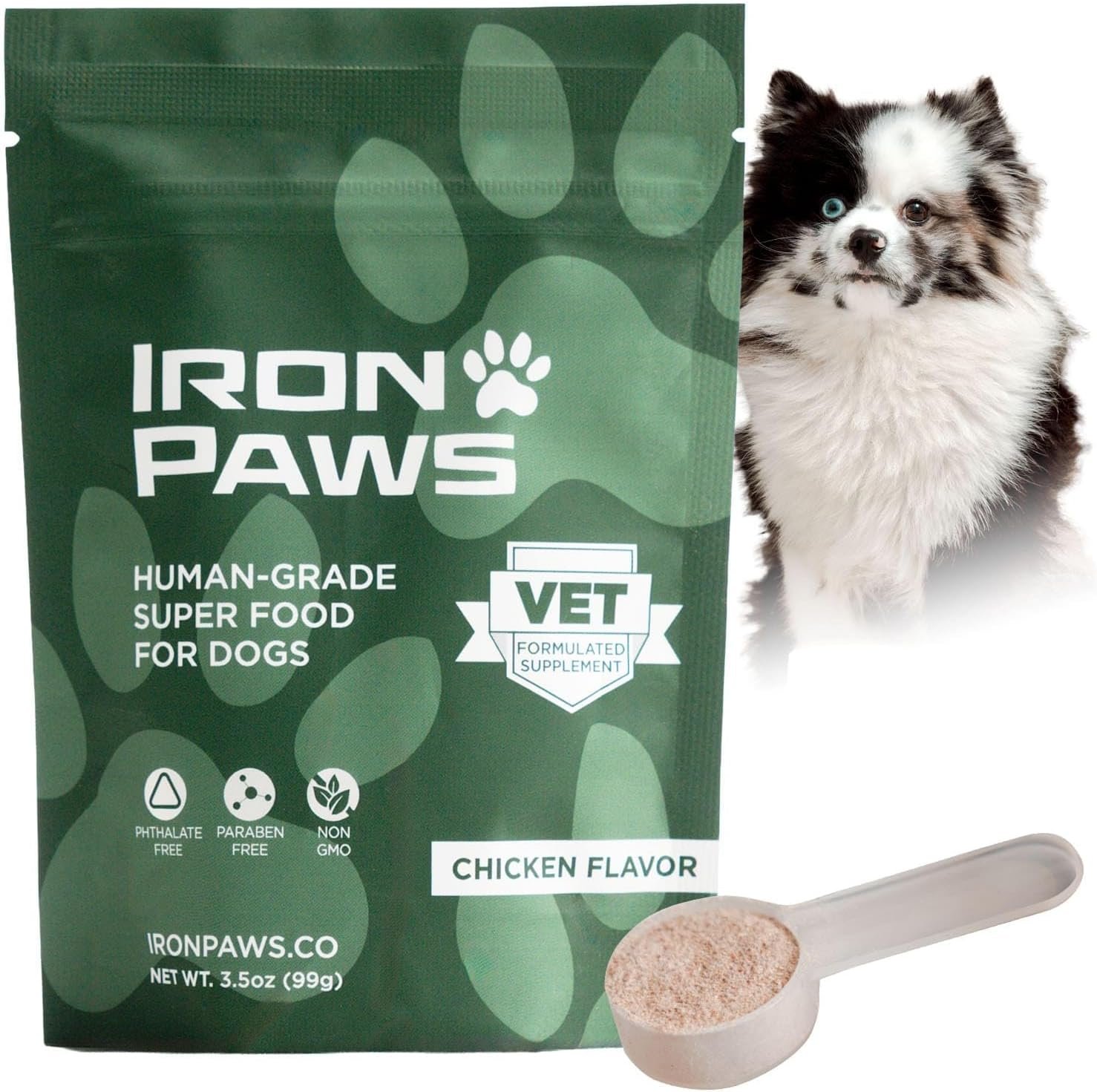 Human-Grade Superfood For Dogs, Premium Greens Powder Supplement For Dental Health, Longevity, Hip & Joint, Gut Health, Allergies, Immune Support, Skin & Coat – 3.5 oz Nutrient Dense Formula Human-Grade Superfood For Dogs, Premium Greens Powder Supplement For Dental Health, Longevity, Hip & Joint, Gut Health, Allergies, Immune Support, Skin & Coat – 3.5 oz Nutrient Dense Formula