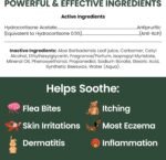 Hydrocortisone Lotion for Dogs - 4 fl oz Anti Itch Cream for Skin - Image 2