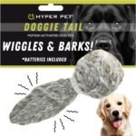 Hyper Pet Doggie Tail Interactive Plush Automatic Dog Toy, Wiggles, Barks