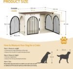Hzuaneri 39.4'' Dog Crate Furniture,Dog Kennel Indoor for Medium/Large Dogs - Image 2