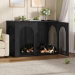 Hzuaneri 46.5 in Dog Crate Furniture,Dog Kennel Indoor for Medium/Large Dog