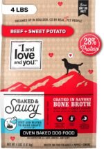 I and Love and You Baked & Saucy Dry Dog Food, Beef & Sweet Potato | 4lb