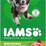IAMS Proactive Health Adult Minichunks Dry Dog Food, Chicken, 5 lb