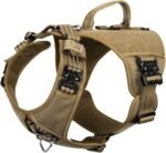 ICEFANG Quick-Moving Tactical Dog Harness for Large Dogs,No Pull Dog Vest