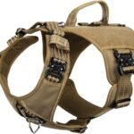 ICEFANG Quick-Moving Tactical Dog Harness for Large Dogs,No Pull Dog Vest