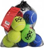 INSUM Tennis Balls for Dogs, 12 Pack Colorful Dog Toys Balls