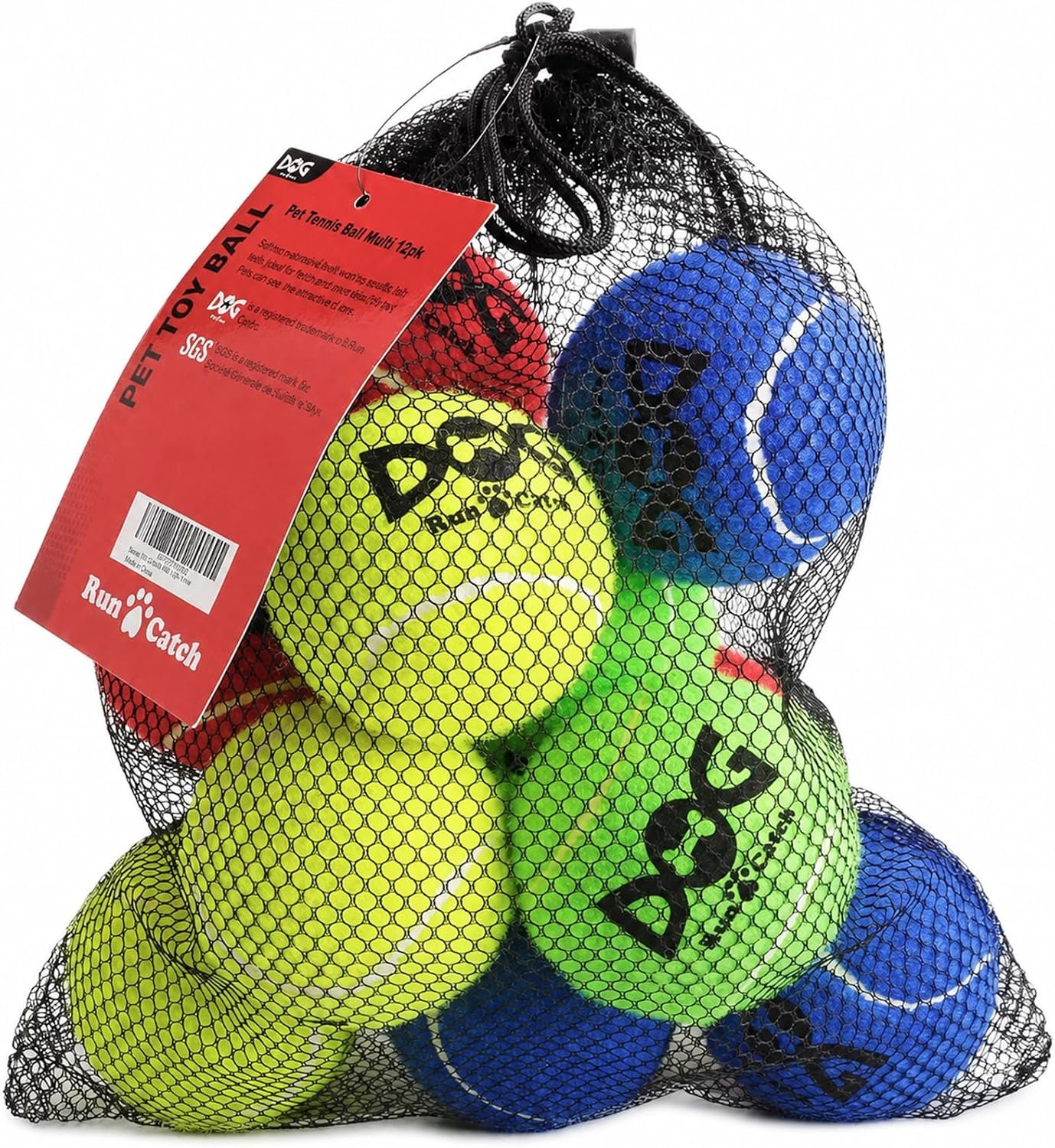 INSUM Tennis Balls for Dogs, 12 Pack Colorful Dog Toys Balls INSUM Tennis Balls for Dogs, 12 Pack Colorful Dog Toys Balls