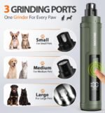 IREDOON Dog Nail Grinder with 4 LED Lights, 3 Speeds Super Quiet for Pets - Image 2