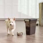 IRIS USA Dog Food Storage Container, Up to 13 lbs, Smoke, Made in USA - Image 2