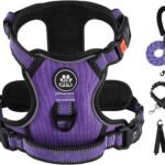 IVY&LANE No Pull Dog Harness for Medium Dogs,Reflective Dog Vest Harness