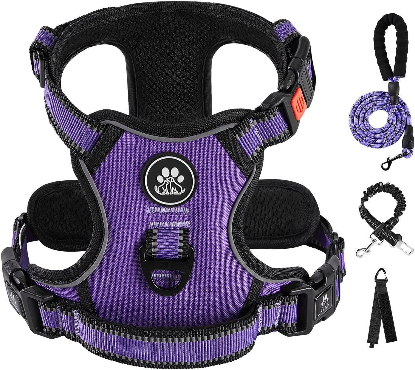 IVY&LANE No Pull Dog Harness for Medium Dogs,Reflective Dog Vest Harness IVY&LANE No Pull Dog Harness for Medium Dogs,Reflective Dog Vest Harness
