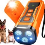 IZNiK Dog Bark Deterrent Devices, Anti Barking Device for Dogs, 3X Ultrasonic Bark Stopper for Neighbors Dog 6 Modes Barks Control Tool, Bark No More for Indoors Outdoors