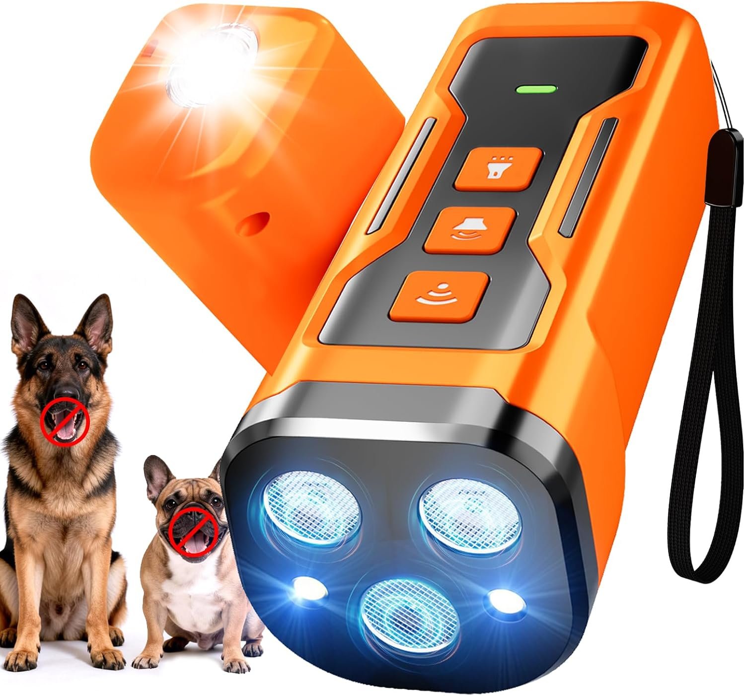 IZNiK Dog Bark Deterrent Devices, Anti Barking Device for Dogs, 3X Ultrasonic Bark Stopper for Neighbors Dog 6 Modes Barks Control Tool, Bark No More for Indoors Outdoors IZNiK Dog Bark Deterrent Devices, Anti Barking Device for Dogs, 3X Ultrasonic Bark Stopper for Neighbors Dog 6 Modes Barks Control Tool, Bark No More for Indoors Outdoors