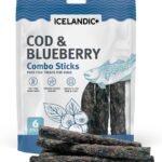 Icelandic+ 6 Count Cod & Blueberry Combo Sticks – Crunchy Dog Treats
