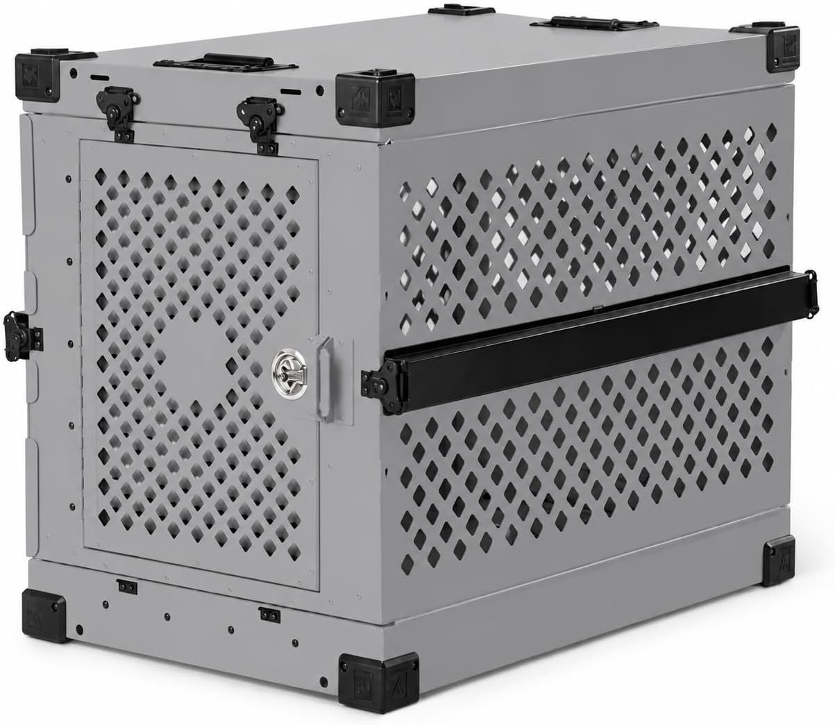 Impact Collapsible Dog Crate – Heavy Duty Travel Aluminum Kennel, Gray 30″ Impact Collapsible Dog Crate – Heavy Duty Travel Aluminum Kennel, Gray 30″