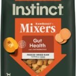 Instinct Freeze Dried Mixers, Dog Food Toppers, Gut Health, 5.5 oz. Bag