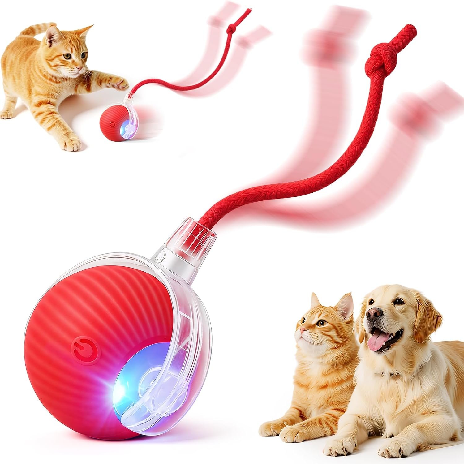 Interactive Automatic Rolling Electronic Stimulation Chase Ball Cat Dog Toy Interactive Automatic Rolling Electronic Stimulation Chase Ball Cat Dog Toy