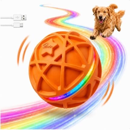 Interactive Dog Ball, Motion-Activated Rolling & Bouncing for Dogs