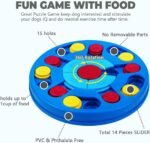 Interactive Dog Puzzle Toys for Puppy IQ Stimulation &Treat Training,Treat Dispenser Squeaky Toy for Smart Dogs, Puppy &Cats Fun Feeding (Level 1-3) - Image 2