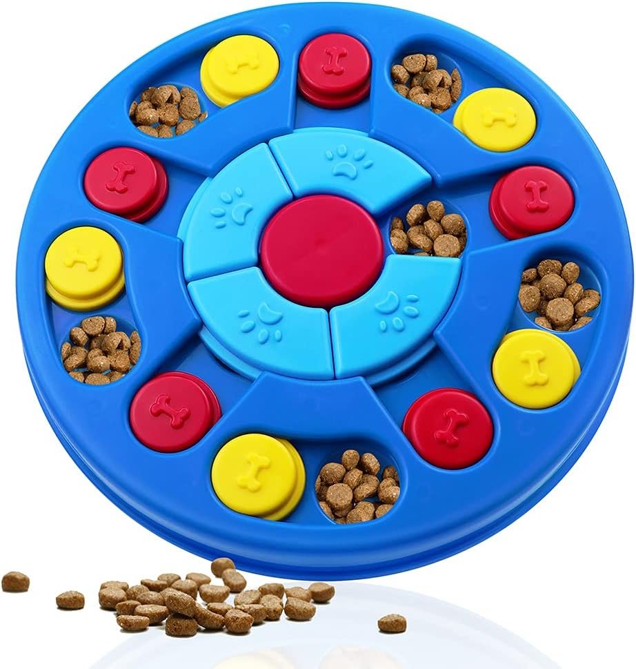 Interactive Dog Puzzle Toys for Puppy IQ Stimulation &Treat Training,Treat Dispenser Squeaky Toy for Smart Dogs, Puppy &Cats Fun Feeding (Level 1-3) Interactive Dog Puzzle Toys for Puppy IQ Stimulation &Treat Training,Treat Dispenser Squeaky Toy for Smart Dogs, Puppy &Cats Fun Feeding (Level 1-3)