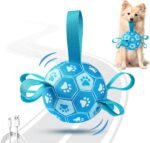 Interactive Dog Toys Dog Soccer Ball to Keep Them Busy(Blue)