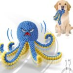 Interactive Dog Toys Octopus to Keep Them Busy(Blue)