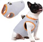 JUXZH Dog Cooling Vest,Evaporative Cooling Jacket Orange,Medium