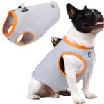 JUXZH Dog Cooling Vest,Evaporative Cooling Jacket Orange,Medium