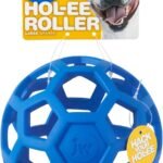 JW Pet HOL-ee Roller, Natural Rubber, Large 5.5in, Colors May Vary