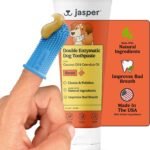 Jasper 360 Dog Tooth Brushing Kit and Dog Toothpaste (Bacon) Kit