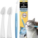 Jasper Microbrush Cat Toothbrush, Vet Approved for Felines & Small Dogs
