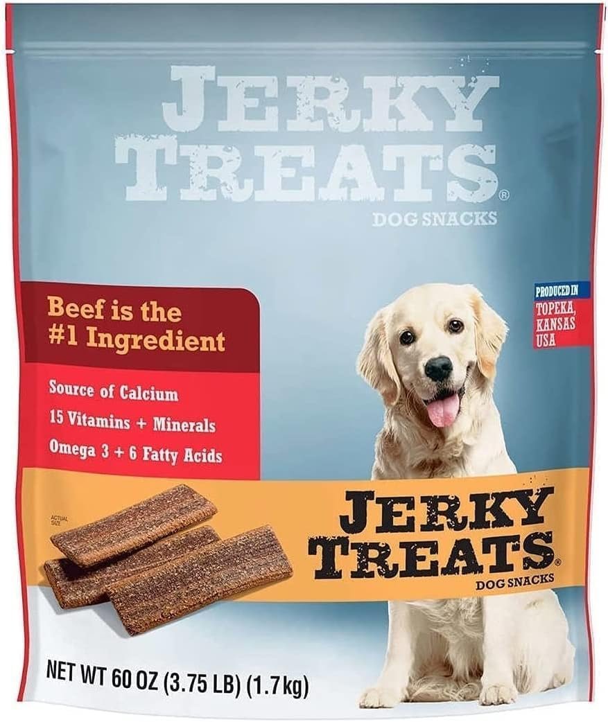 Jerky Treats American Beef Dog Jerky Treats, 60 oz Jerky Treats American Beef Dog Jerky Treats, 60 oz