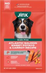 Jinx Grain Free Dry Dog Food - Real Salmon, Sweet Potato & Carrot, 4lb