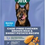 Jinx Senior Dry Dog Food – Real Chicken, Brown Rice & Sweet Potato, 4lb