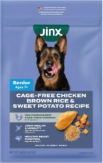 Jinx Senior Dry Dog Food - Real Chicken, Brown Rice & Sweet Potato, 4lb