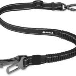 Joytale 3-in-1 Bungee Dog Seat Belt for Car, Medium and Large Dogs, Black