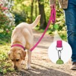 Joytale Reflective Dog Leash for Medium & Large Dogs, 6 FT x 1", Hotpink - Image 2