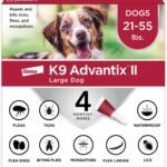 K9 Advantix II Flea & Tick Topical for Large Dogs 21–55 lbs., 4ct