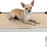 K9 Ballistics Chew Proof Armored Padded Dog Crate Bed, S, Sandstone Tan