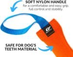 K9 Dog Bite Tug Toy - Made of Durable & Tear-Resistant French Linen - Perfect for Tug of War, Fetch & Puppy Training - Ideal for Medium to Large Dogs - Tough Pull Toy with Strong Handle & Stitching - Image 2