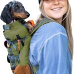 K9 Sport Sack Urban 3 – Small, Leafy – Ideal for Dogs with 13-16” Back Length – Dual-Use, Backpack-Style Carrier + Everyday Pack