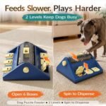 KADTC 2-Level Dog Puzzle Toy Rotating Treat Dispenser for Small/Medium Dogs - Image 2